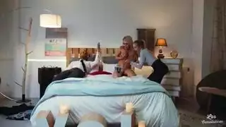 شهوة عائلية: علاقة إباحية سرية لزوجين إسبانيين