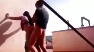 فتاة مغربية محجبة تمارس الجنس بقوة مع عشيقها