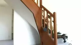 ثلاثية في حمام عام: نيك فرنسي باختراق مزدوج