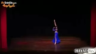 خيال الرقص الأزرق يؤدي إلى فعل جنسي عميق الحلق